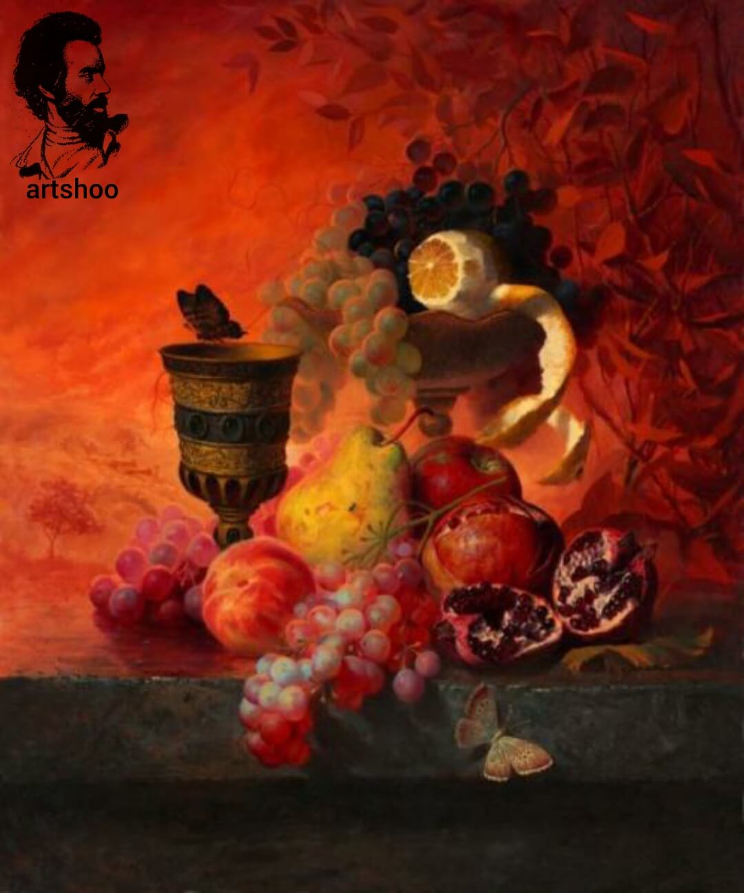 آموزش نقاشی رنگ روغن